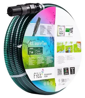 Image de Mountfield Tuyau D’Aspiration Flexible En PVC 1 7 m Avec Panier D’Aspiration