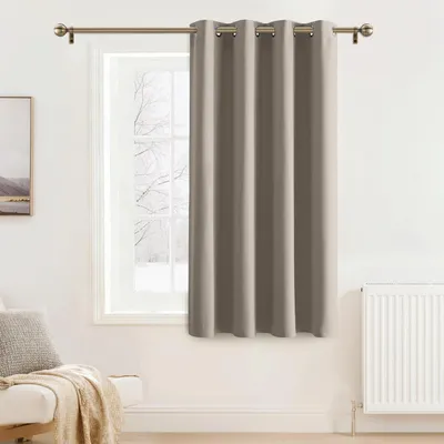 Obrázek produktu pro Záclony, nepropustné, do obývacího pokoje, zatemňovací závěs, rozměry 158 x 132 cm (balení po 1 kusu), barva: béžová