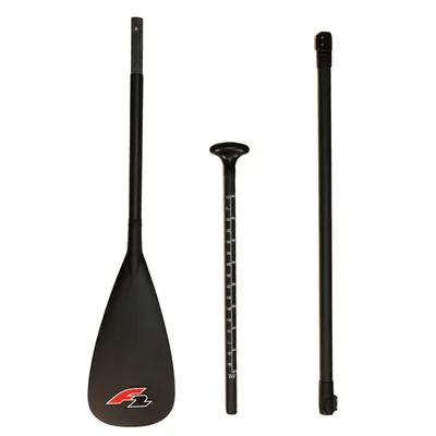 Produktbild von F2   SUP Paddel Carbon - 85% Carbon  3 teilig Schwarz