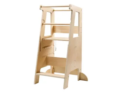 Obrázok produktu pre Učebná veža 3v1 - 90 cm | dizajn so stabilizačnými prvkami pre bezpečné učenie (NOVINKA)