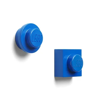 Image de LEGO 40101731 Set d'aimants magnétiques adhésifs LEGO bleu 2 pièces