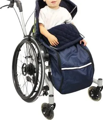 Produktbild von Kinder Schlupfsack ROLKO-THERMO Fleece/Nylon blau>>>>Gr. XS