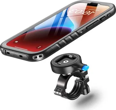 Zdjęcie produktu dla Wodoodporny uchwyt rowerowy na telefon do iPhone'a 14 Plus
