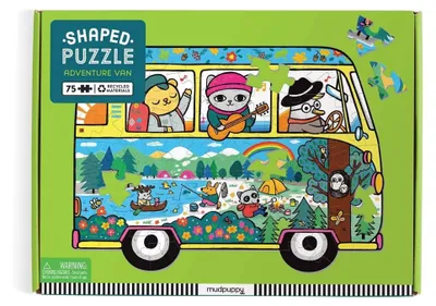 Produktbild von Puzzle von Mudpuppy in Form eines Kleinbusses