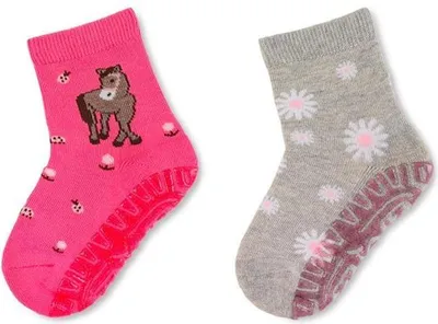 Produktbild von Sterntaler Glitzer Flitzer AIR Doppelpack mit Pferd-Motiv pink 17/18