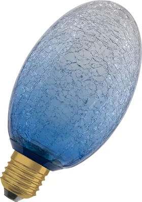 Image de LAMPE LED OSRAM DECOR EN VERRE FISSURÉ, forme plate, lampe LED, matte, 3,5 W, 300 lm, 2700 K, CRI 80