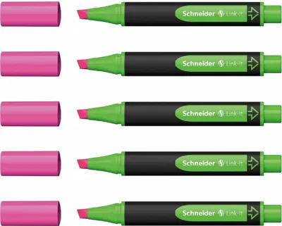 Produktbild von Textmarker Link-it - 5er-Set pink