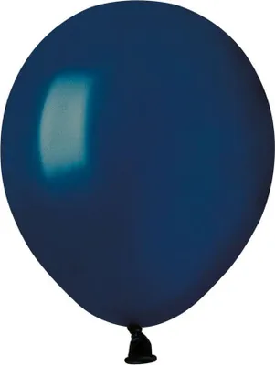 Image de Gemar Small Pastel Balloons 5" Navy Blue, 12cm, 100 pcs.