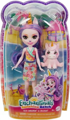 Zdjęcie produktu dla Enchantimals Sunshine Beach HRX84, Lalka modowa, Damski, 4 lat(a), Chłopak, dziewczyna, 85 mm, 80 g
