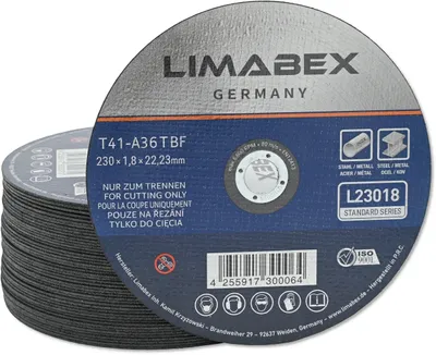 Produktbild von Trennscheiben 230 x 1.8 mm Metall Stahl Edelstahl INOX Rohre Profile Träger Bleche Stangen 25 Stück