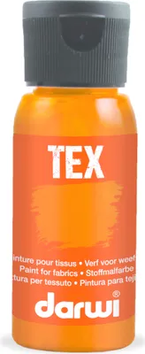 Produktbild von Darwi 4x DARWI Stoffmalfarbe, Flasche 50ml, Orange - Orange DA0100050752C