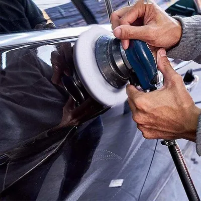Produktbild von Auto-Polijstpads-Set für Auto-Poliermaschinen, 4-teilig, Microvezel.