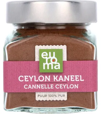 Produktbild von Euroma Ceylon Zimt gemahlen 55 g – Aromatisches Gewürz für Backen & Kochen