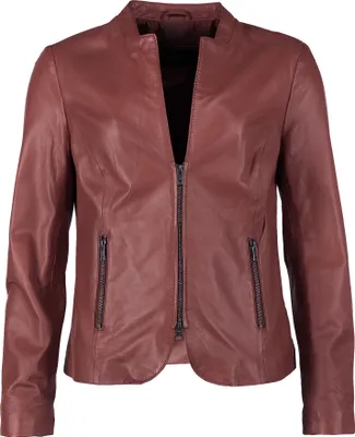 Produktbild von JCC Lederjacke Lida Damen bordeaux 38