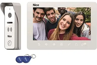Videotürsprechanlage, 7 Zoll Display, RFID, kabelgebunden