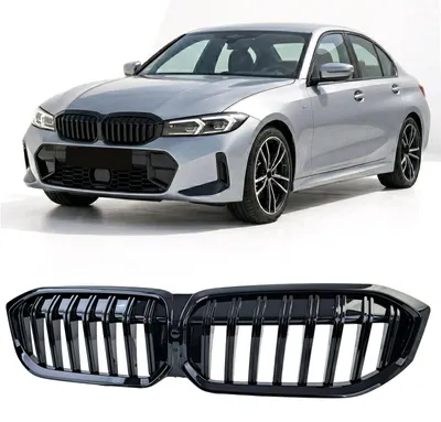 Sport Kühlergrill Grill Schwarz Glanz für BMW 3er G20 G21 Facelift LCI ab 2022 – Produktansicht