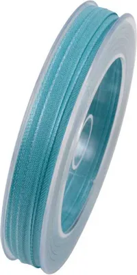Produktbild von Webband, Schleifenband 6mm hellblau 40m Rolle (1m=0,20EUR) Goldina