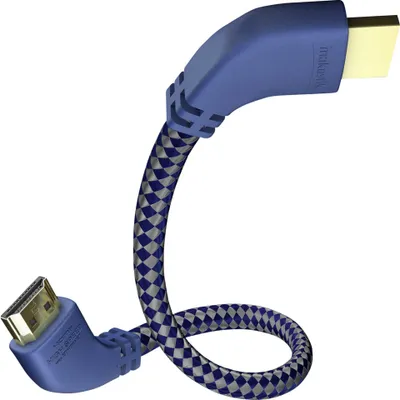 Obrázek produktu pro Inakustik 0042502, 2 m, HDMI Typ A (standardní), HDMI Typ A (standardní), 3840 x 2160 px, 3D kompatibilita, Modrá, Stříbrná
