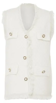Produktbild von LYNNEA damen armellose jacke - Weiss, M