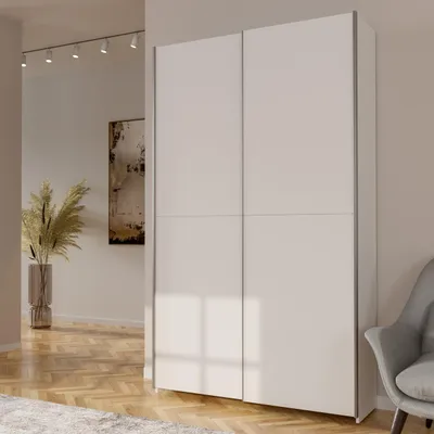Produktbild von Furniture24 Home Nook Hmns62232-120 Schwebetürenschrank - Kleiderschrank – 120.1 X 210 X 39.1 Cm