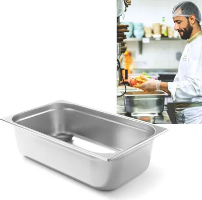 Zdjęcie produktu dla Pojemnik Gn 1/1 Stal Nierdzewna Profi Line Wys. 150 Mm - Hendi 801215