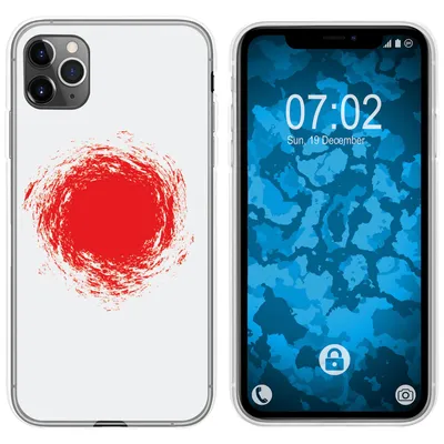 Produktbild von PhoneNatic Case kompatibel mit Apple iPhone 11 Pro Max Silikon-Hülle WM Japan M7