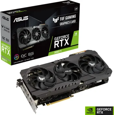 Produktbild von ASUS TUF Gaming TUF-RTX3060TI-O8GD6X-GAMING NVIDIA GeForce RTX 3060 Ti 8 GB GDDR6X