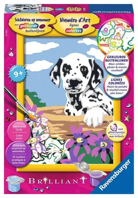 Zdjęcie produktu dla Ravensburger Painting on Number Dalmatian Puppy