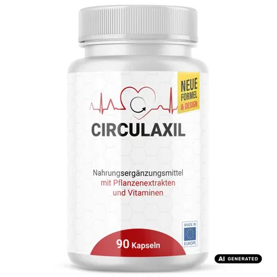 Produktbild von Circulaxil Kapseln - Qualität direkt aus Deutschland - geeignet für Männer und Frauen | 90 Kapseln Inhalt (1x), KI-generiertes Bild