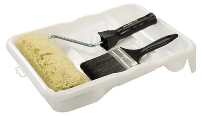 Produktbild von Silverline 460649 Farbrollen für Außenwandfarbe, 3 Stück