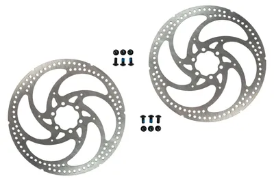 Produktbild von Brems Scheiben Sets 180 mm VR HR Disc Brake 6 Loch mit Schrauben
