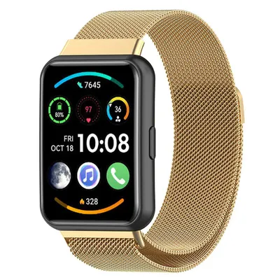 Produktbild von Strap-It Huawei Watch Fit 2 Milanese Armband (Gold)