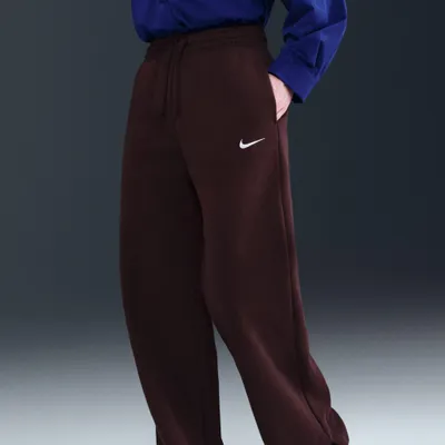 Immagine prodotto di Pantaloni da donna Nike Sportswear Phoenix, in pile, a vita alta e gamba ampia