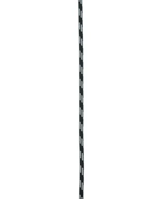 Reepschnur PES Cord 6mm von Edelrid; schwarz mit weißen Streifen; geeignet für Klettern.