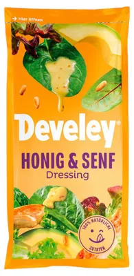 Zdjęcie produktu dla Develey Honey Mustard Dressing Sos sałatkowy słodko pikantny moc 75ml