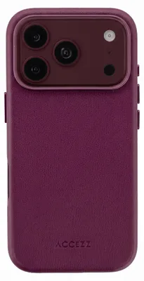 Zdjęcie produktu dla Etui z prawdziwej skóry MagSafe do telefonu Apple iPhone 18 Pro Max / 17 Pro Max - kolor fioletowy (Heath Purple), Obraz wygenerowany przez AI