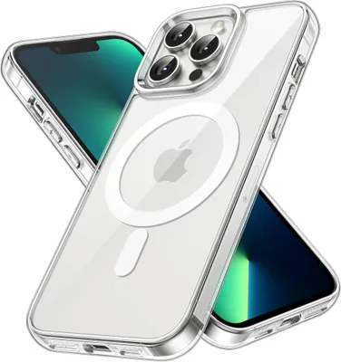 Produktbild von Schutzhülle für iPhone 13 Pro Max kompatibel mit MagSafe – Transparente Silikon Handyhülle