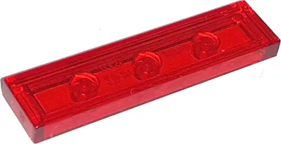Obrázek produktu pro 25x Fliese 1x4, transparentes Rot