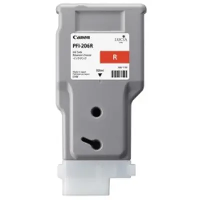 Obrázek produktu pro Canon PFI-206 R, Červená, Inkoust na pigmentové bázi, 1 kusů