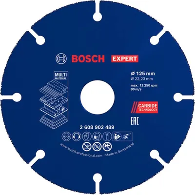Immagine prodotto di Disco da taglio EXPERT Carbide Multi Wheel, 125 mm, 22,23 mm