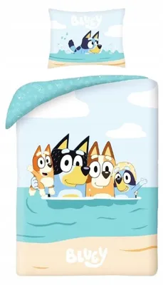 Produktbild von Halantex Bluey Baumwollbettwäsche 140x200 cm Kinder Motiv