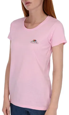 Produktbild von Fruit of the Loom Damen T-Shirt mit Vintage-Logo Farbe: Rosa (rose 52) Größe: M