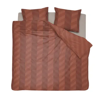 Produktbild von Damai Atomy - Bettbezug mit Reißverschluss - Bio Satin - 200x200 cm - Brick Red