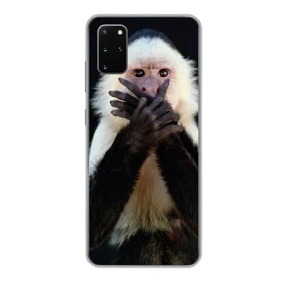 Produktbild von MuchoWow® Handyhülle Schutzhülle Hülle für Samsung Galaxy S20 Plus Affe - Wilde Tiere - Porträt Silikon Softcase Handy Hülle - Hartschale