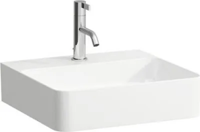 Produktbild von LAUFEN Laufen Handwaschbecken VAL 450x420mm m Überlauf ohne Hahnloch weiß