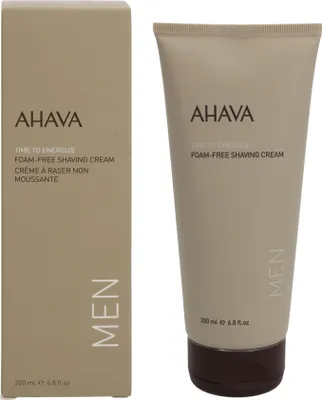 Immagine prodotto di Ahava Crema da Barba Uomo Naturale Vegan Senza Schiuma del Mar Morto Perfetta per le pelli sensibili 200ml