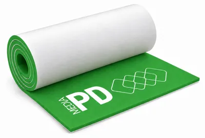 Produktbild von PD Media EVA Schaumstoffplatte 50 x 100 cm, 5 mm, Grün, 5 Stück, selbstklebend – Moosgummi für Cosplay & DIY