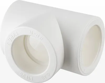 Produktbild von Ø 40mm, PPR Aqua Plus T-Stück in Weiß | Wasserrohr, Heizungsrohr Klimaleitung Fusiotherm