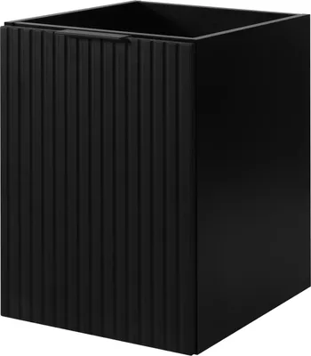 Immagine prodotto di Mobile da bagno, nero + maniglia nera, 40 x 57 x 46 cm