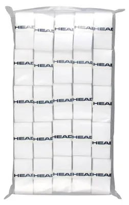 Immagine prodotto di Head Racket Prime Tour Clear - Overgrip da tennis in busta di plastica, 50 pezzi, bianco  Bianco, taglia unica